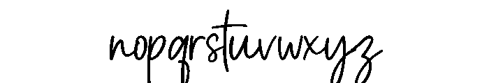 Xmas Holiday22 Font LOWERCASE