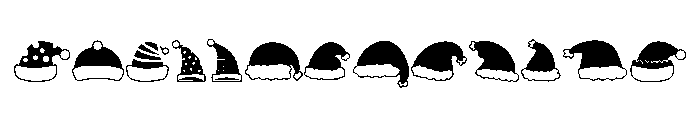 Xmas hat FONT