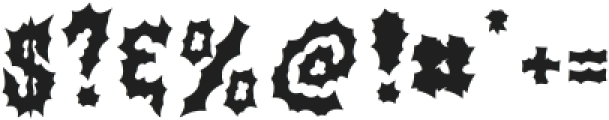 XMASCRASH otf (400) Font OTHER CHARS