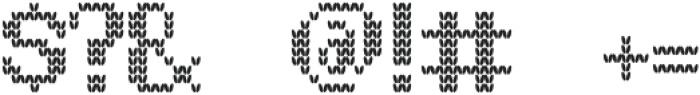 Xmas Sweater Font Regular otf (400) Font OTHER CHARS