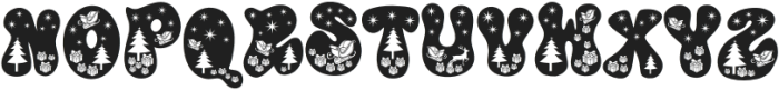 Xmas magic Regular otf (400) Font UPPERCASE