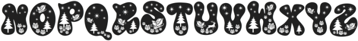 Xmas magic Regular ttf (400) Font UPPERCASE