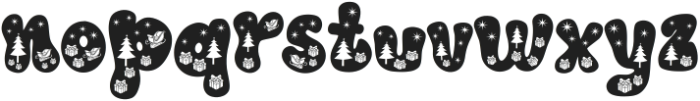 Xmas magic Regular ttf (400) Font LOWERCASE