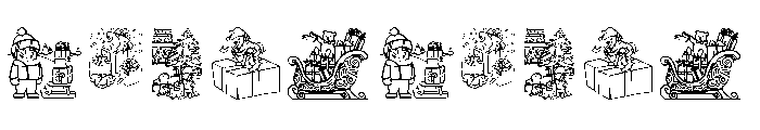 Xmas Gift Font OTHER CHARS