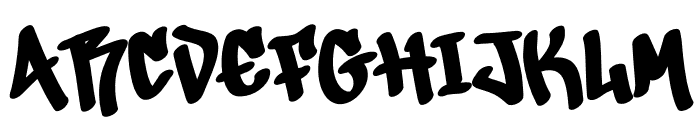 Xmas Graffiti Demo Font UPPERCASE