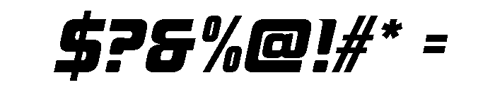 Xolaris Italic Font OTHER CHARS