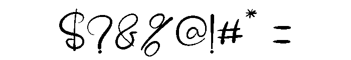 Xororosi Regular Font OTHER CHARS