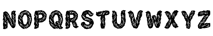 Xorven Regular Font LOWERCASE