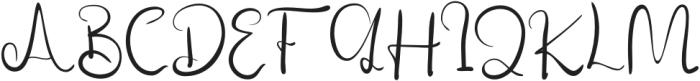 Xororosi Regular otf (400) Font UPPERCASE
