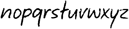 xoPaloma Regular otf (400) Font LOWERCASE