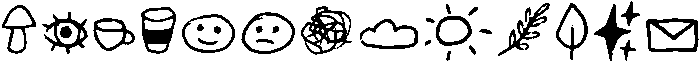 xoPalomaDoodles Regular otf (400) Font UPPERCASE