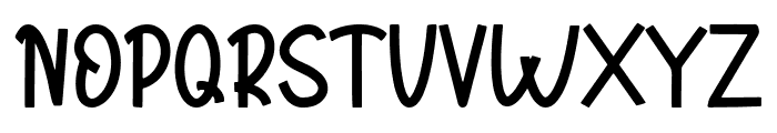 Xoana Rush Regular Font UPPERCASE