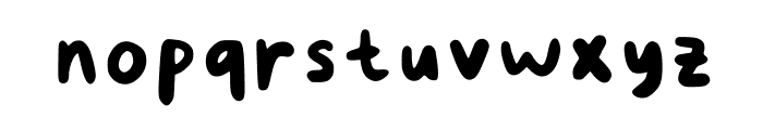 Xoxo By Nadcy Regular Font LOWERCASE
