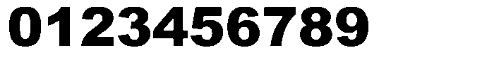 Xonex Bold Font OTHER CHARS