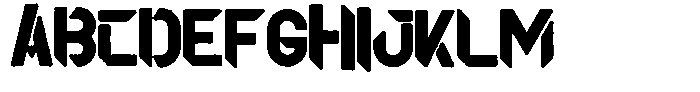 Xonex Bold Font UPPERCASE