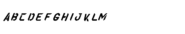 Xonex Italic FONT