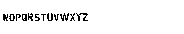 Xonex Regular Font LOWERCASE