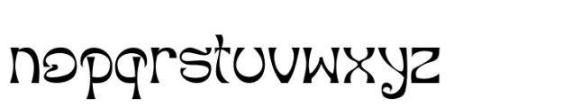 Xoxo Font LOWERCASE