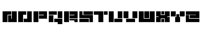 Xpron STENCIL Geo Font UPPERCASE