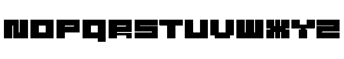 Xpron STENCIL Geo Font LOWERCASE