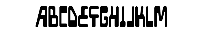 XPED Condensed Font UPPERCASE