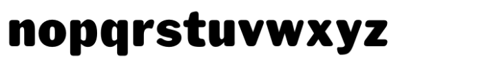 Xpress Rounded Heavy Font LOWERCASE