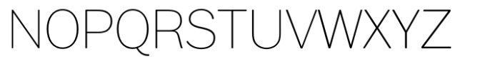 Xpress Rounded Thin Font UPPERCASE