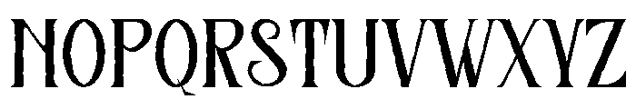 Xrozla Font UPPERCASE