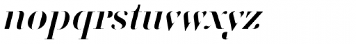 Xree Italic Font LOWERCASE