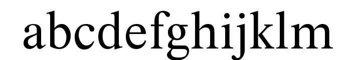 XSerif Unicode Font LOWERCASE
