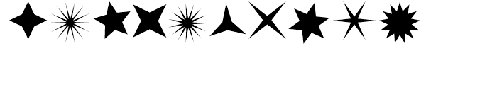 XStellaStern Three Font OTHER CHARS