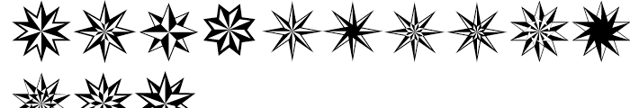 Xstars And Stripes One Font UPPERCASE