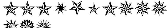 Xstars And Stripes One Font LOWERCASE