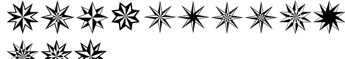 Xstars And Stripes Two Font UPPERCASE