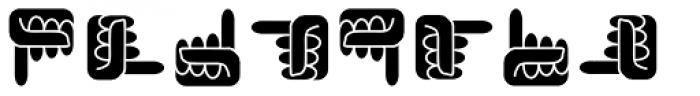 XSimple Hands Font OTHER CHARS