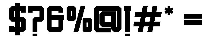 Xtreme Regular Font OTHER CHARS