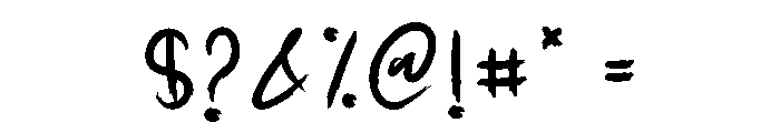Xtreme Font OTHER CHARS
