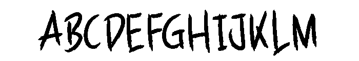 Xtreme Font UPPERCASE