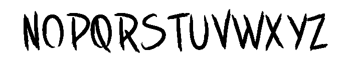 Xtreme Font UPPERCASE