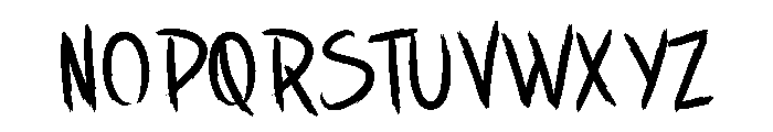 Xtreme Font LOWERCASE
