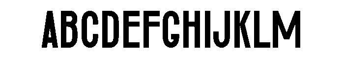 Xtrudo Font UPPERCASE