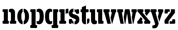 X.Template Font LOWERCASE