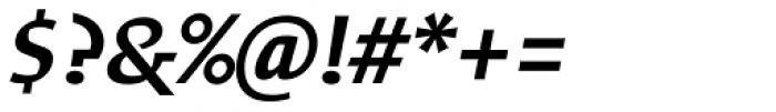 Xtra Sans Bold Italic Font OTHER CHARS
