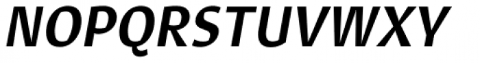 Xtra Sans Bold Italic Font UPPERCASE