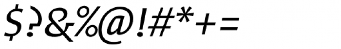 Xtra Sans Italic Font OTHER CHARS