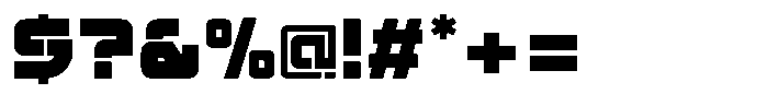 Xtriox Black Font OTHER CHARS