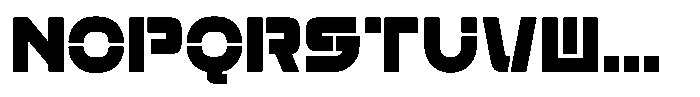 Xtriox Black Font UPPERCASE