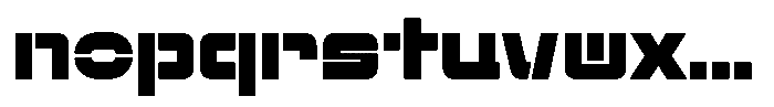 Xtriox Black Font LOWERCASE
