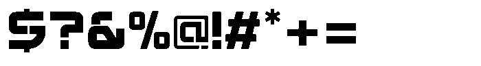 Xtriox Bold Font OTHER CHARS