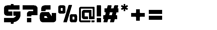 Xtriox Extra Bold Font OTHER CHARS